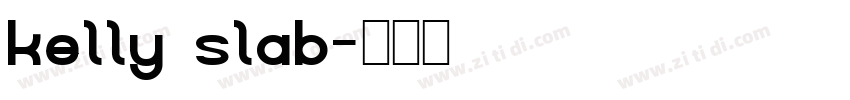 kelly slab字体转换